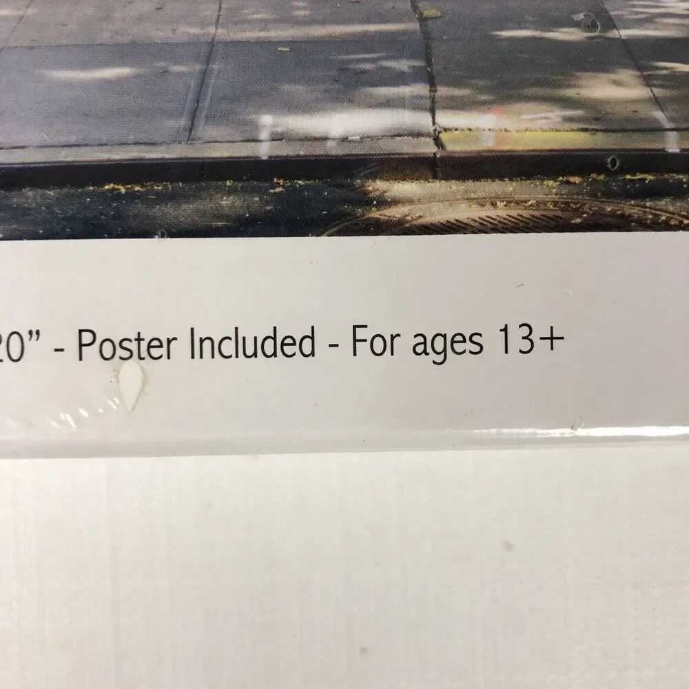 COLORCRAFT 1000 Piece Jigsaw Puzzle Leafy Townhouses NEW SEALED = Poster 28 x 20
